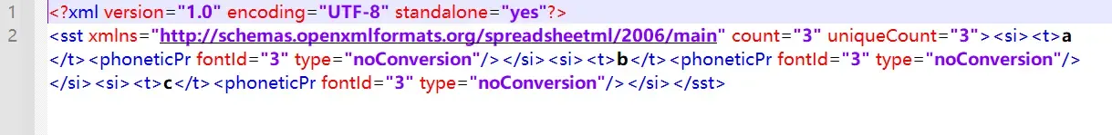 sharedStrings.xml