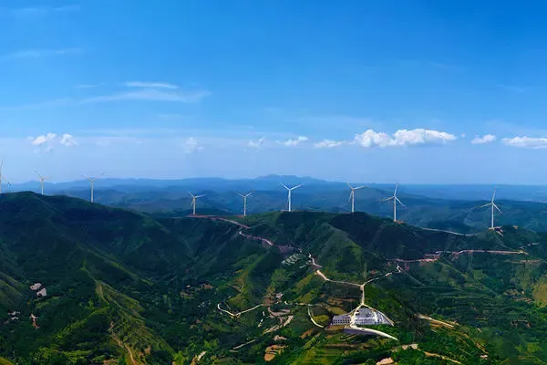 家乡的风力发电基地