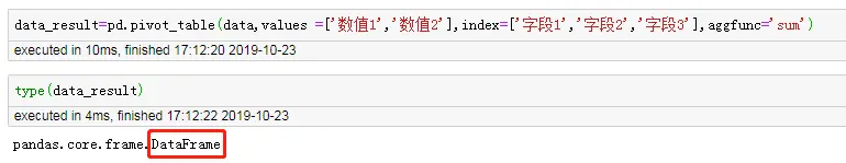 数据透视表是什么类型