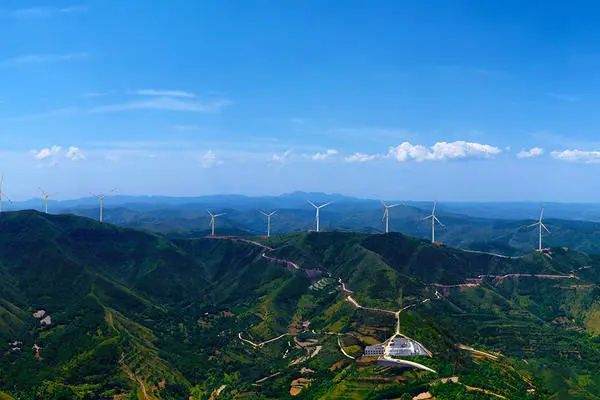 家乡的风力发电基地